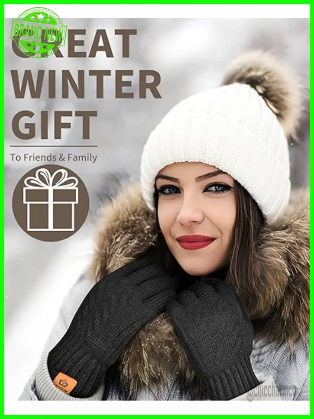 Thermal Fleece Lined Touch Screen Winter Gloves for Running Cycling